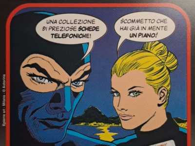 ...la seconda invece era dedicata a Tuttocard, una neonata rivista di fumetti che sulla copertina del suo primo numero aveva inserito l�immagine di Diabolik